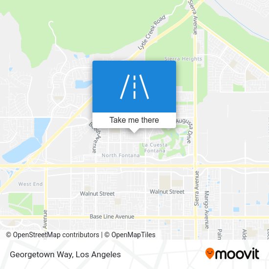 Mapa de Georgetown Way