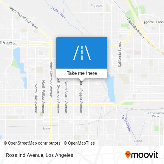 Rosalind Avenue map