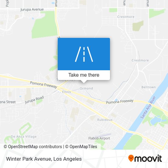 Mapa de Winter Park Avenue