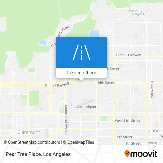 Pear Tree Place map