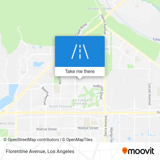 Mapa de Florentine Avenue