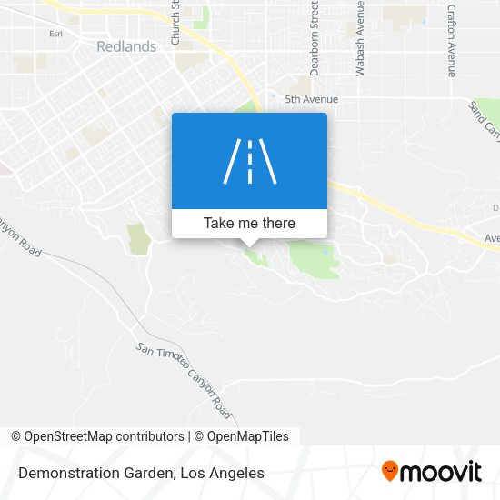 Demonstration Garden map