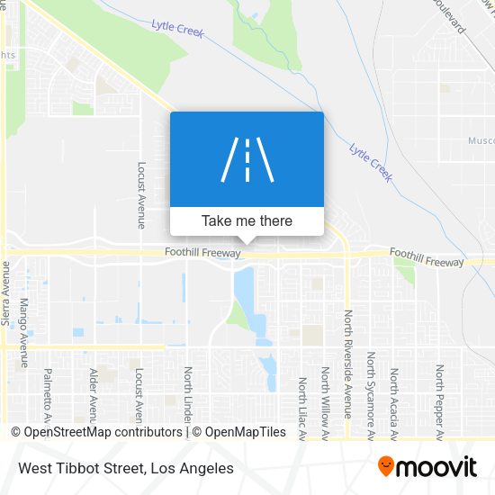Mapa de West Tibbot Street