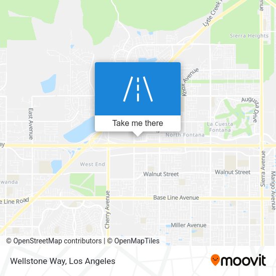 Mapa de Wellstone Way