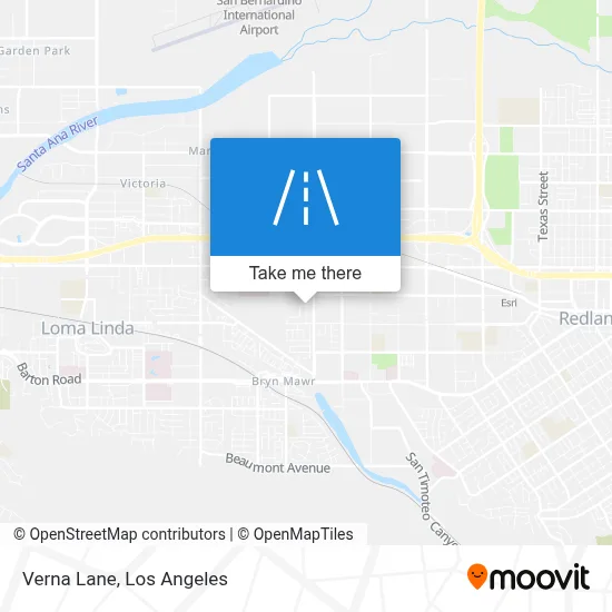 Verna Lane map