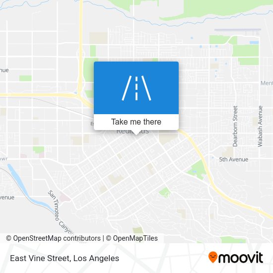 Mapa de East Vine Street