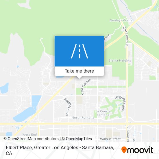 Elbert Place map