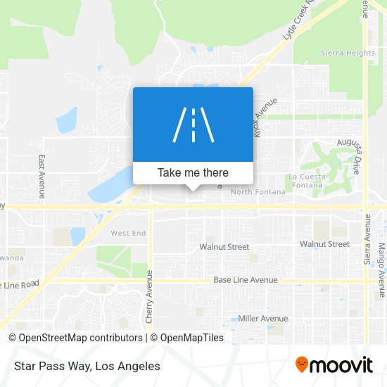 Mapa de Star Pass Way