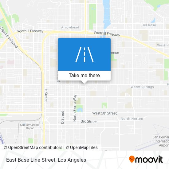 East Base Line Street map