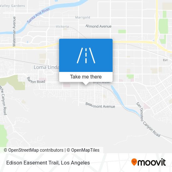 Mapa de Edison Easement Trail