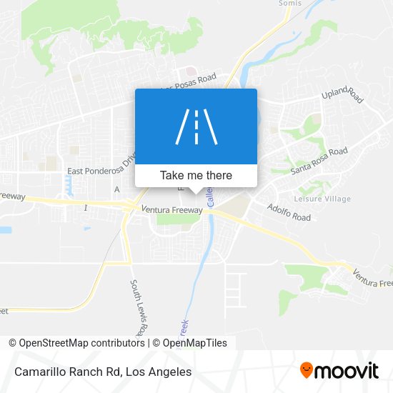 Camarillo Ranch Rd map
