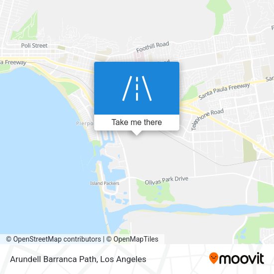 Arundell Barranca Path map