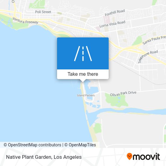Native Plant Garden map