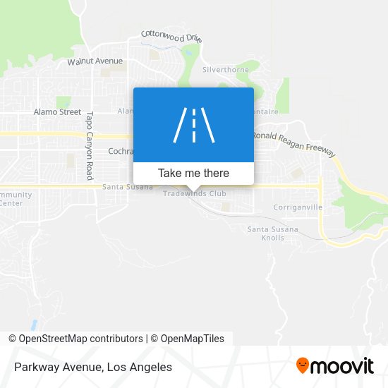 Parkway Avenue map