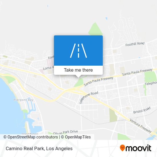 Camino Real Park map