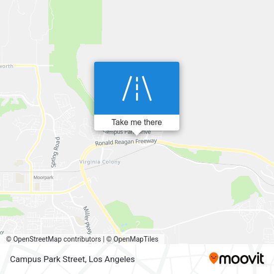 Campus Park Street map