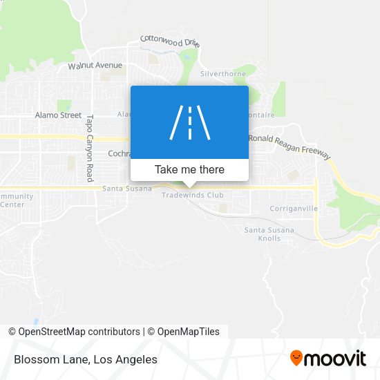 Mapa de Blossom Lane