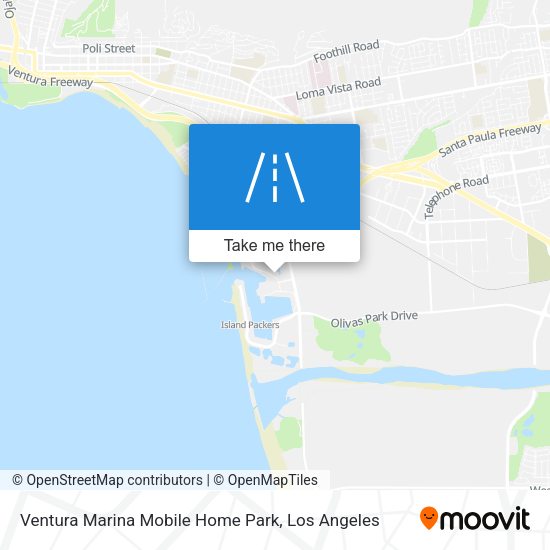 Ventura Marina Mobile Home Park map