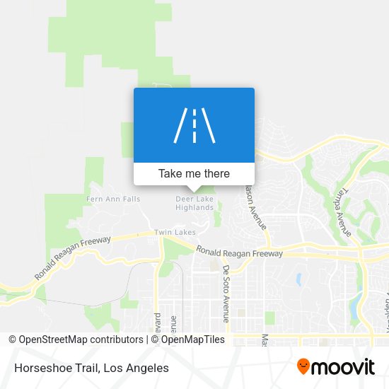 Mapa de Horseshoe Trail