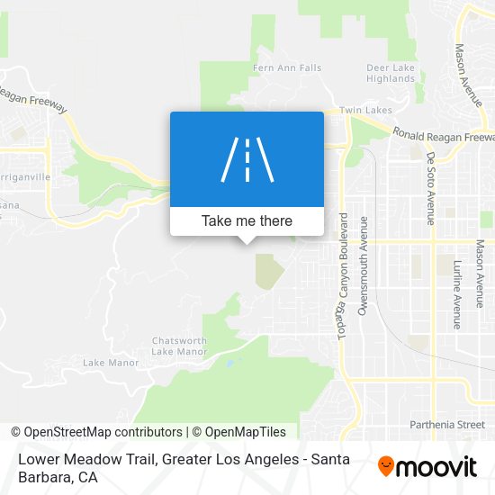 Lower Meadow Trail map