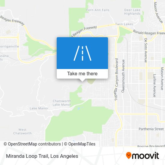 Mapa de Miranda Loop Trail