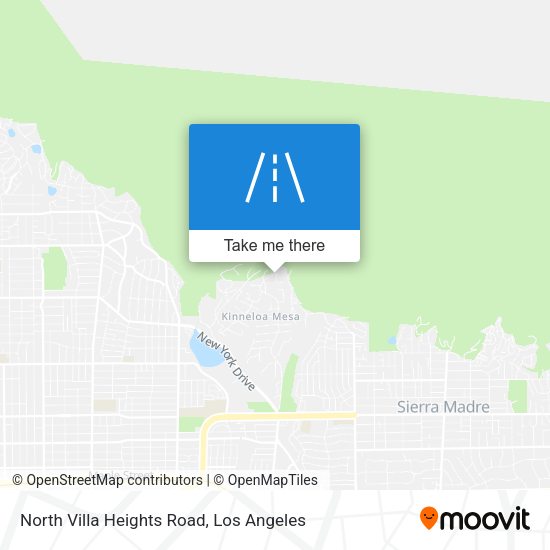 North Villa Heights Road map