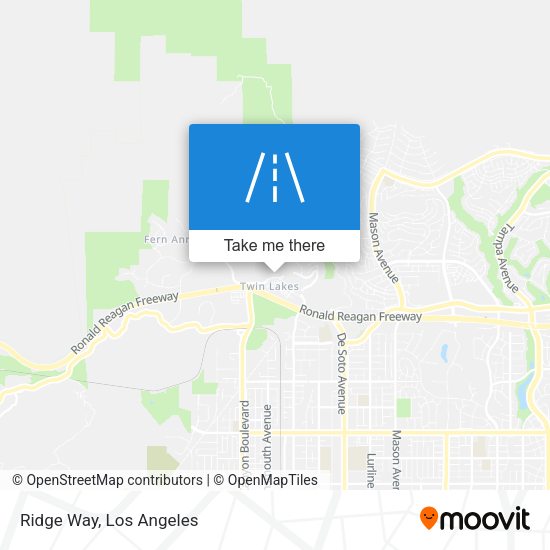 Mapa de Ridge Way