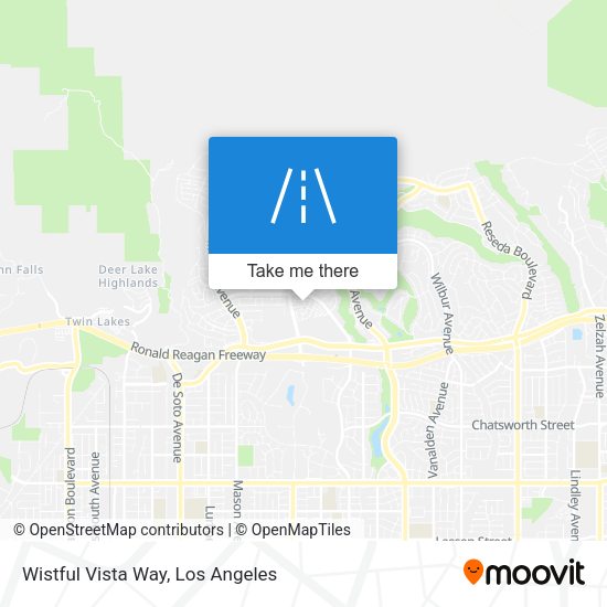 Wistful Vista Way map