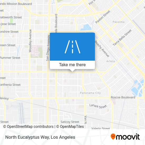North Eucalyptus Way map