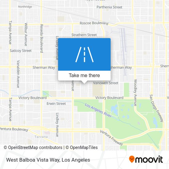 West Balboa Vista Way map