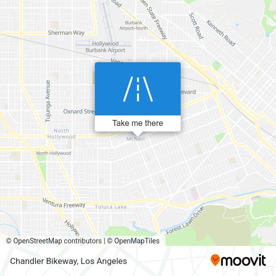 Mapa de Chandler Bikeway