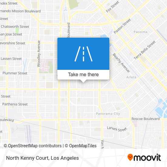 North Kenny Court map