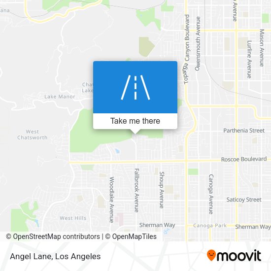 Mapa de Angel Lane