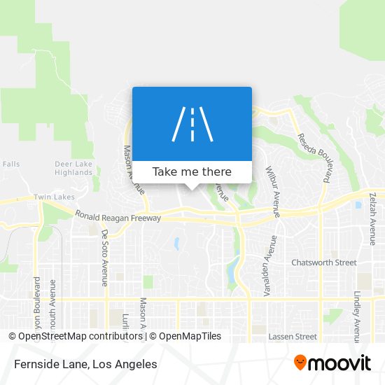 Mapa de Fernside Lane