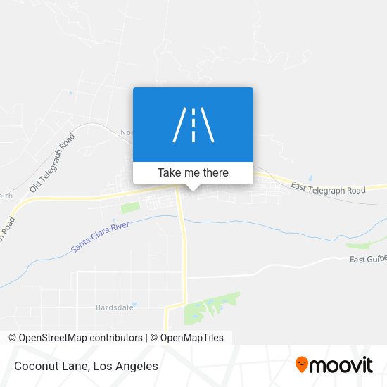Mapa de Coconut Lane