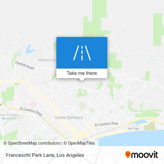 Franceschi Park Lane map