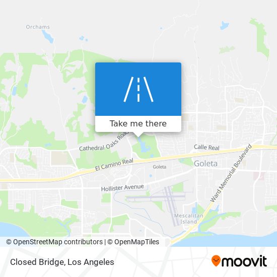 Closed Bridge map