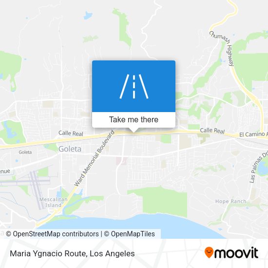 Mapa de Maria Ygnacio Route