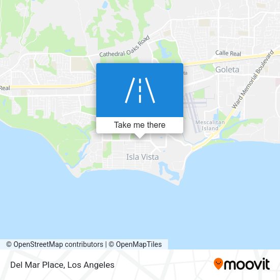 Mapa de Del Mar Place