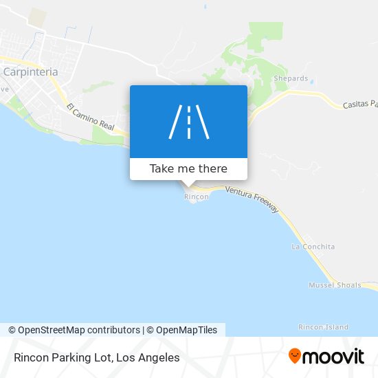 Rincon Parking Lot map