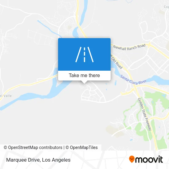 Marquee Drive map