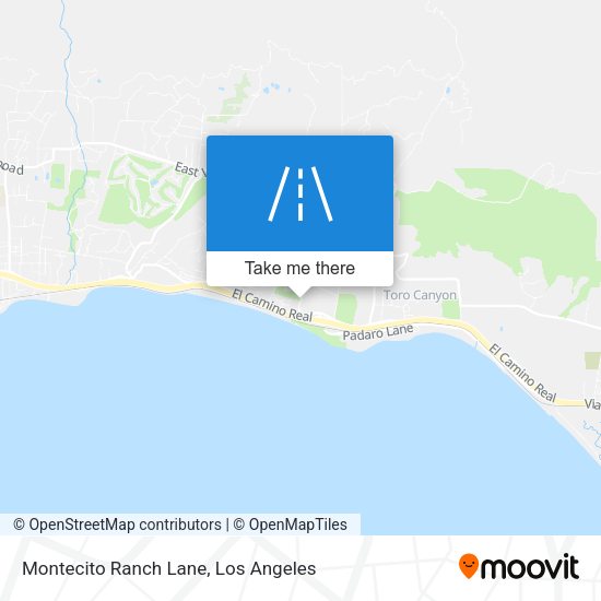 Montecito Ranch Lane map