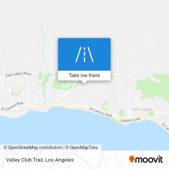 Valley Club Trail map