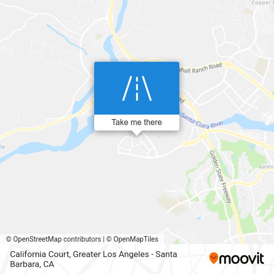 Mapa de California Court