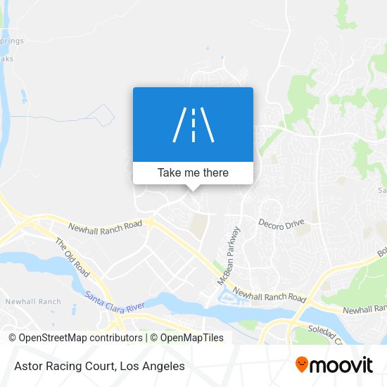 Mapa de Astor Racing Court