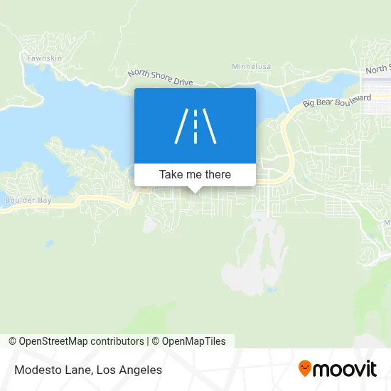 Modesto Lane map