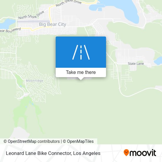 Leonard Lane Bike Connector map