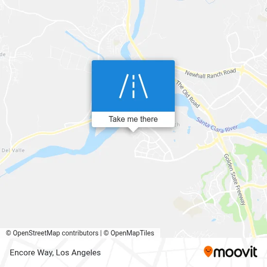 Encore Way map