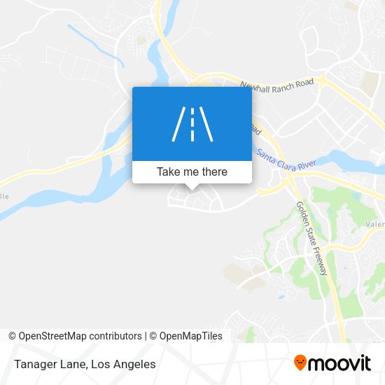 Tanager Lane map