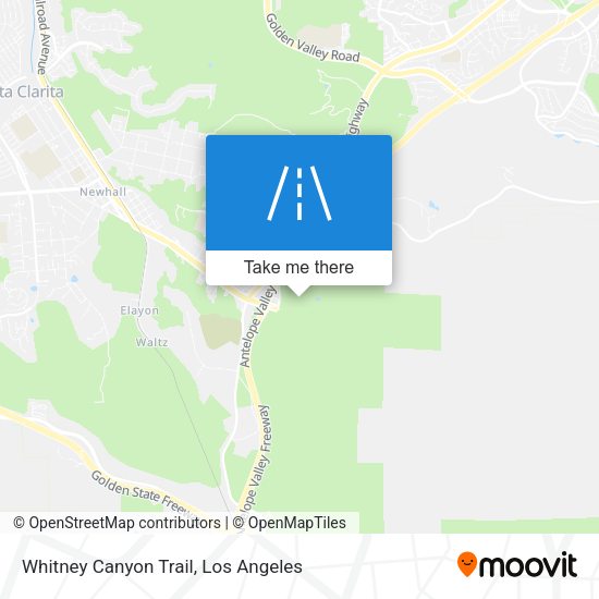 Whitney Canyon Trail map